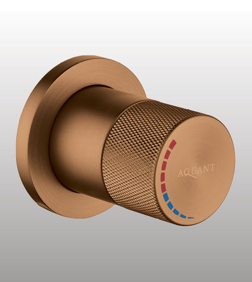 CON WALL MOUNTED DEUSCH MIXER W/PROGRESSIVE CARTRIDGE - AQUANT -  ( BRUSHED ROSE GOLD -  - 0x0 mm - 0inchx0inch )