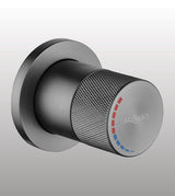 CON WALL MOUNTED DEUSCH MIXER W/PROGRESSIVE CARTRIDGE - AQUANT -  ( GRAPHITE GREY -  - 0x0 mm - 0inchx0inch )