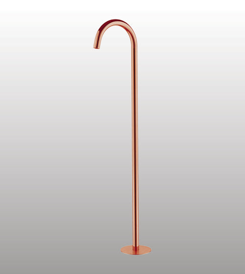 BRASS FLOOR STANDING SPOUT - AQUANT -  ( ROSE GOLD -  - 1140x0 mm - 45.6inchX0inch )