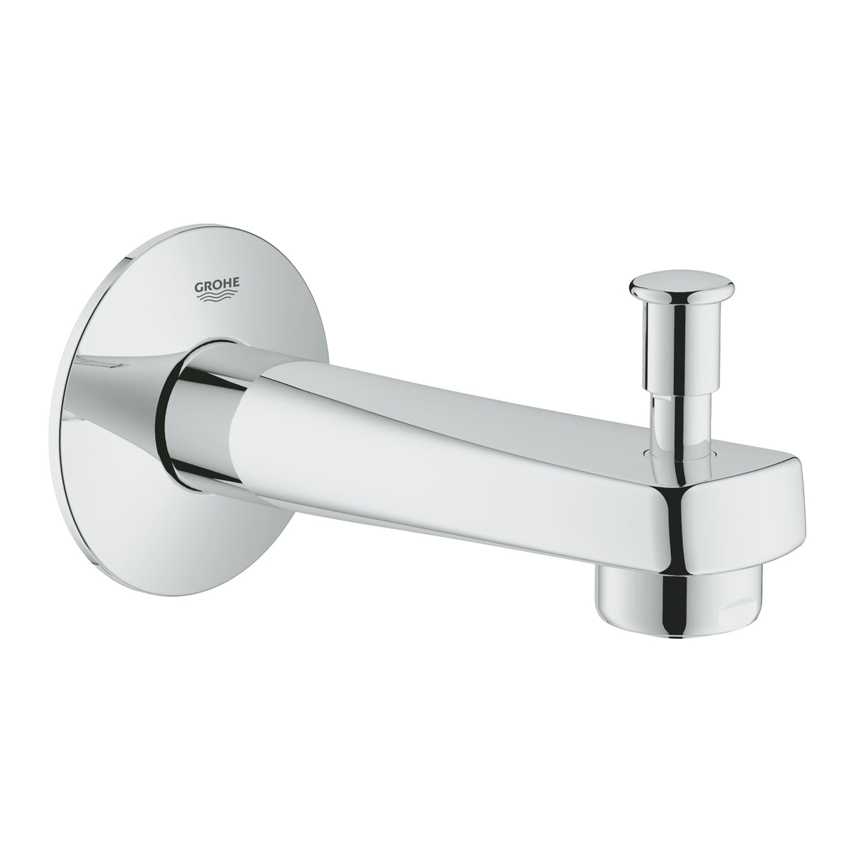 BATH SPOUT WITH DIVERTER - GROHE-G2 -  ( CHROME - G2 - BAUCONTEMPORARY - 0x15 mm - 0inchX0.6inch )