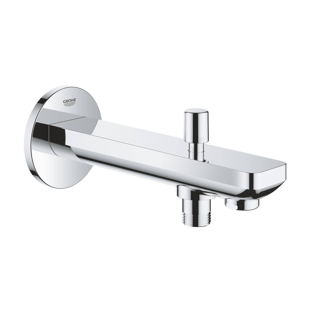 BAUCONTEMPORARY BATH SPOUT WITH DIVERTER - GROHE-G2 -  ( CHROME - G2 - BAUCONTEMPORARY - 0x15 mm - 0inchX0.5inch )