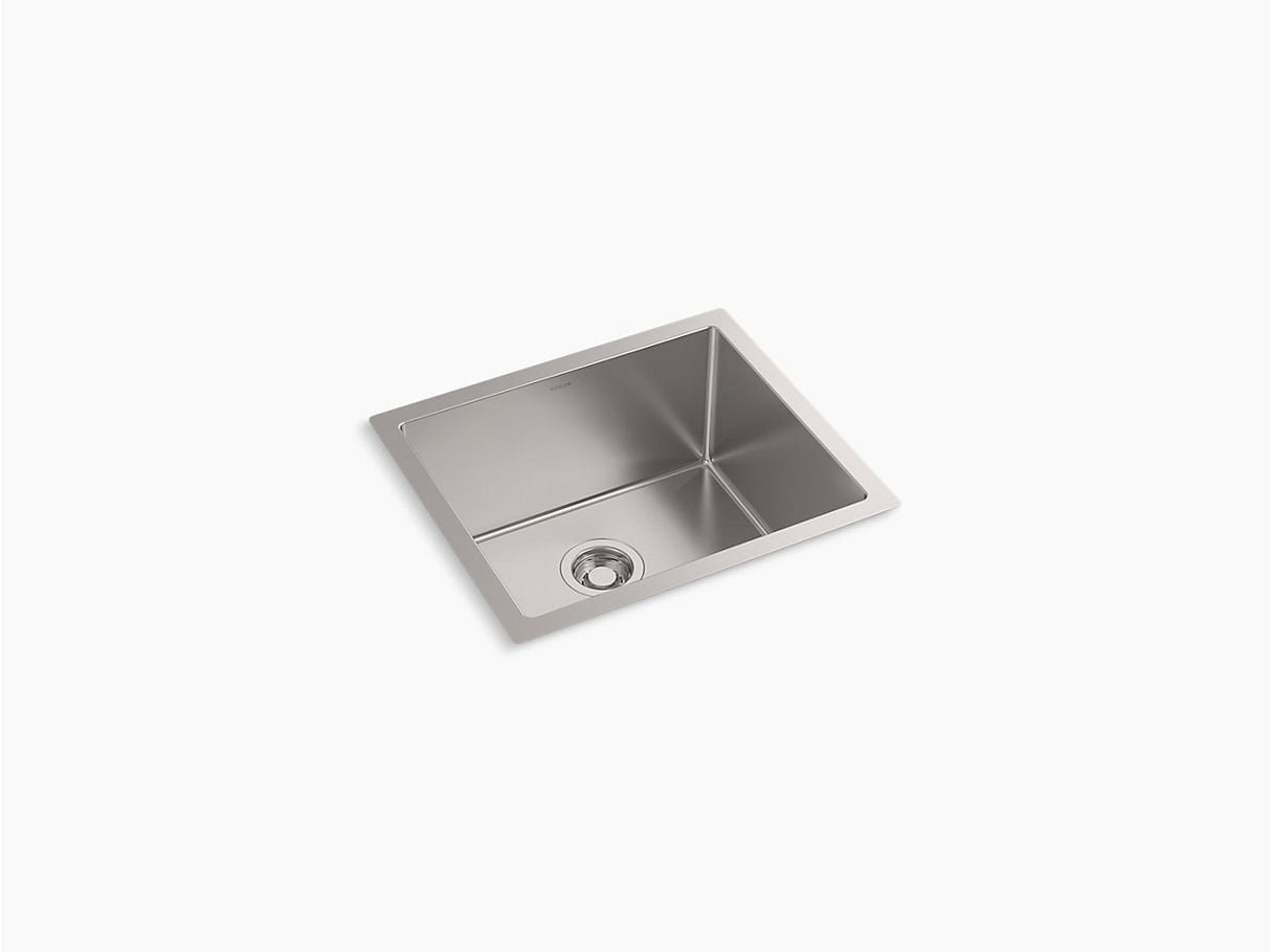 STRIVE TM SS SINGLE BOWL UNDERMOUNT FABRICATED (DEPTH 10INCH)W/STRAINER - KOHLER LUXURY -  (  - LUXURY - 533x457 mm - 21.32inchX18.28inch )