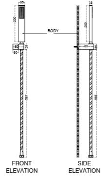 BRASS HAND SHOWER - AQUANT - ( CHROME - - 0x0 mm - 0inchX0inch )