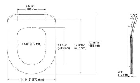 APT ROUND UF SEAT COVER FOR 30306IN-0 - KOHLER POPULAR -  ( WHITE - POPULAR - 0x0 mm - 0inchX0inch )