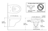 EWC W/H W/O SEAT COVER FOR 18131IN-S-7 ( BOLT DISTANCE 7INCH) - KOHLER POPULAR - ( - POPULAR - 0x0 mm - 0inchX0inch )