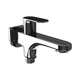 TWO WAY BIB COCK WITH WALL FLANGE - JAQUAR FAUCETS -  ( BLACK CHROME - OPAL PRIME - 0x15 mm - 0inchX0.5inch )