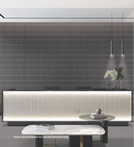 ROYAL STONEX NERO ZOI LUST - CREANZA -  (  - CREANZA EVOQ ART - 1200x600 mm - 48inchX24inch )