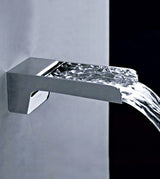 BRASS WATERFALL BATH SPOUT - AQUANT -  ( CHROME -180X80 mm-7.2inchX3.2inch )