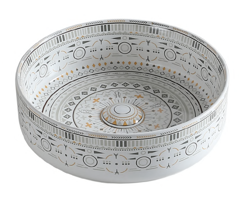 CERAMIC TABLE TOP WASH BASIN - BETTER LIVING -  (  - COLONIAL - 360x360 mm - 14.4inchX14.4inch )