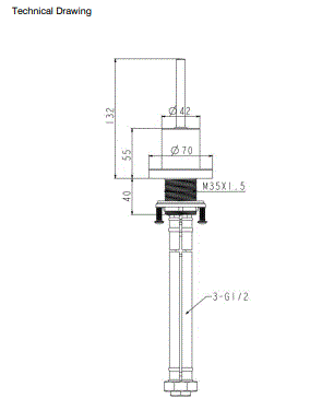 TABLE MOUNTED DEUSCH MIXER - AQUANT -  ( CHROME -  - 0x0 mm - 0inchx0inch )