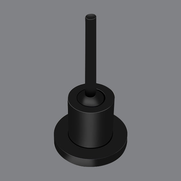 TABLE MOUNTED DEUSHER MIXER - AQUANT -  ( MATT BLACK -  - 1005x52 mm - 40inchX2inch )