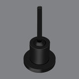 TABLE MOUNTED DEUSHER MIXER - AQUANT -  ( MATT BLACK -  - 1005x52 mm - 40inchX2inch )