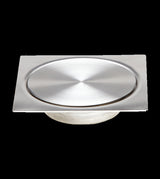 304 SS DRAIN POP-UP FLOOR TRAP - AQUANT -  ( CHROME -  - 150x150 mm - 6inchX6inch )