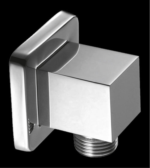 BRASS SQUARE WALL OUTLET - AQUANT -  ( CHROME -  - 0x0 mm - 0inchx0inch )