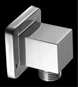BRASS SQUARE WALL OUTLET - AQUANT -  ( CHROME -  - 0x0 mm - 0inchx0inch )