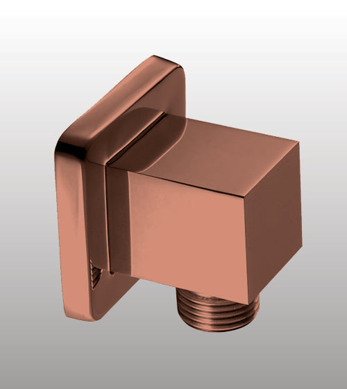BRASS SQUARE WALL OUTLET - AQUANT -  ( ROSE GOLD -  - 0x0 mm - 0inchx0inch )