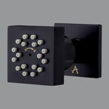 TWO FUNCTIONS BODY JET FLOW MASSAGE&MIST - AQUANT -  ( MATT BLACK -  - 0x0 mm - 0inchx0inch )