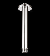 BRASS VERTICAL ROUND SHOWER ARM - AQUANT - ( CHROME - - 200x0 mm - 8inchX0inch )