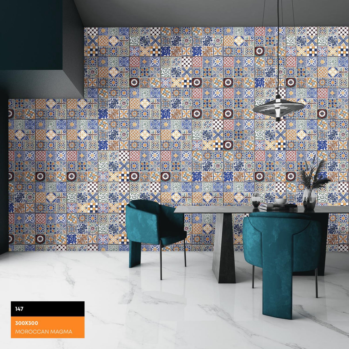147 HL - CREANZA -  (  - MORROCAN GRANULA SERIES CREANZA - 300x300 mm - 12inchX12inch )