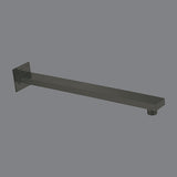 BRASS SHOWER ARM - AQUANT - ( GRAPHITE GREY - - 0x400 mm - 0inchX16inch )
