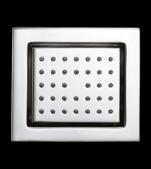 BRASS BODY SHWER BUILT IN CONC.SYSTEM - AQUANT -  ( CHROME -  - 100x100 mm - 4inchX4inch )