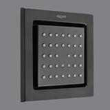 BRASS BODY SHWER BUILT IN CONC.SYSTEM - AQUANT -  ( GRAPHITE GREY -  - 140x140 mm - 6inchX6inch )