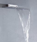 WATER FALL SHOWER 300MMX200MM - AQUANT - ( CHROME - - 0x20 mm - 0inchX0.8inch )