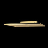 BRASS WATER FALL SHOWER/BATH SPOUT - AQUANT -  ( BRUSHED GOLD -  - 300x200 mm - 12inchX8inch )