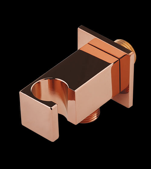 WALL OUTLET W/HAND SHOWER STAND BRASS - AQUANT -  ( ROSE GOLD -  - 0x15 mm - 0inchX0.5inch )