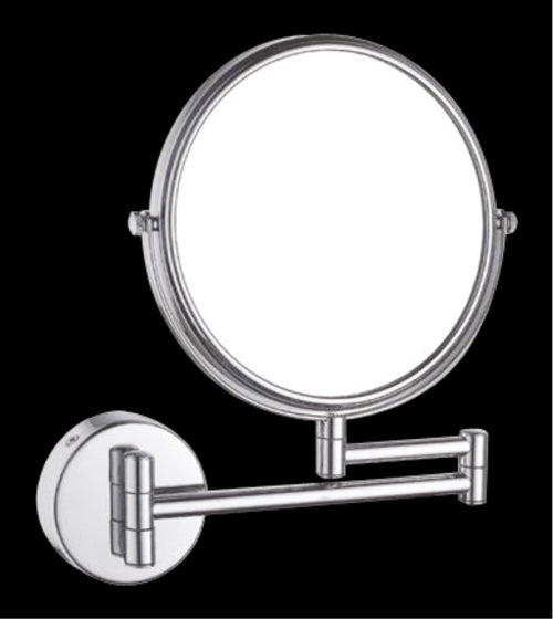 BRASS MIRROR DUAL - AQUANT -  ( CHROME -  - 0x200 mm - 0inchX8inch )