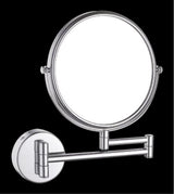 BRASS MIRROR DUAL - AQUANT -  ( CHROME -  - 0x200 mm - 0inchX8inch )