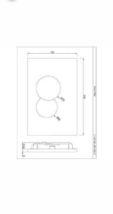 CONTROL PLATE OPAL - JAQUAR CISTERN - ( GOLD - OPAL - 0x0 mm - 0inchX0inch )