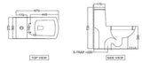 WC 1PC S-220M W/FTS./SLM/SFT/S/CV - JAQUAR SWARE - ( WHITE - LYRIC - 0x0 mm - 0inchX0inch )