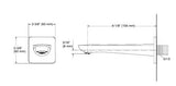 FLUENCE TM WALL-MOUNT BATH SPOUT W/O DIVERTER - KOHLER PREMIUM -  ( VIBRANT ROSE GOLD - PREMIUM - 0x15 mm - 0inchX0.5inch )