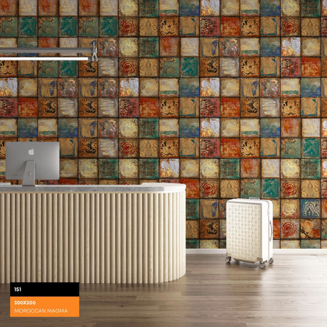 151 HL - CREANZA -  (  - MORROCAN GRANULA SERIES CREANZA - 300x300 mm - 12inchX12inch )