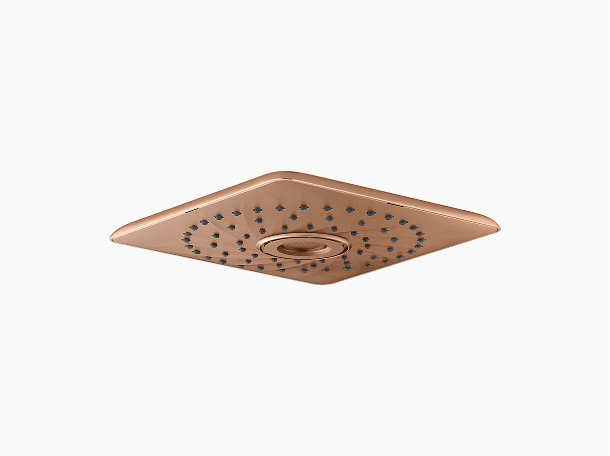 RAIN MAX SQUARE SINGLE FUNCTION SHOWERHEAD - KOHLER PREMIUM -  ( VIBRANT BRUSHED ROSE GOLD - PREMIUM - 256x256 mm - 10.24inchX10.24inch )