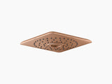 RAIN MAX SQUARE SINGLE FUNCTION SHOWERHEAD - KOHLER PREMIUM -  ( VIBRANT BRUSHED ROSE GOLD - PREMIUM - 256x256 mm - 10.24inchX10.24inch )