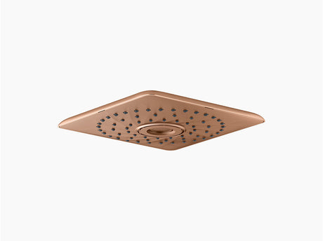 RAIN MAX SQUARE SINGLE FUNCTION SHOWERHEAD - KOHLER PREMIUM -  ( VIBRANT BRUSHED ROSE GOLD - PREMIUM - 256x256 mm - 10.24inchX10.24inch )