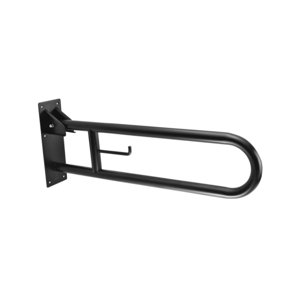 GRAB BAR VERTICAL SWING - JAQUAR FAUCETS -  ( BLACK MATT -  - 0x15 mm - 0inchX0.5inch )