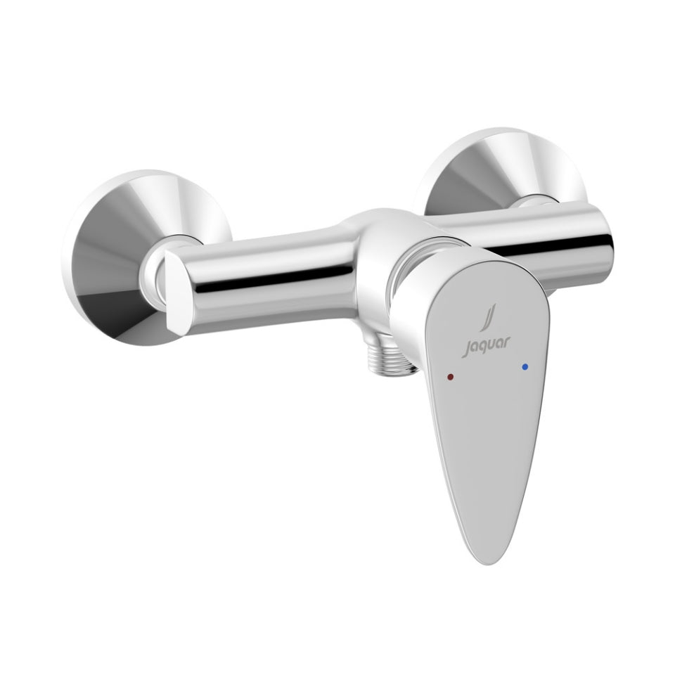 SINGLE LEVER WALL MOUNTED SHOWER MIXER - JAQUAR FAUCETS - ( CHROME - VIGNETTE PRIME - 0x15 mm - 0inchX0.5inch )