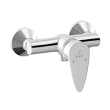 SINGLE LEVER WALL MOUNTED SHOWER MIXER - JAQUAR FAUCETS - ( CHROME - VIGNETTE PRIME - 0x15 mm - 0inchX0.5inch )