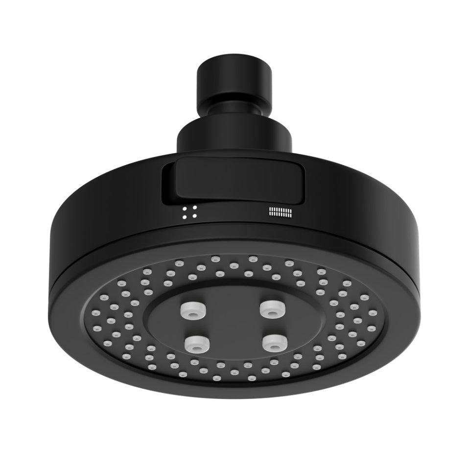 MEDLEY OVERHEAD SHOWER 120MM DUALFLOW W/O ARM - JAQUAR FAUCETS - ( BLACK MATT - MEDLEY SHOWER - 0x120 mm - 0inchX4.8inch )
