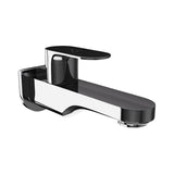 BIB COCK WITH WALL FLANGE - JAQUAR FAUCETS -  ( BLACK CHROME - OPAL PRIME - 0x15 mm - 0inchX0.5inch )