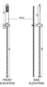 SINGLE FUNCTION BRASS HAND SHOWER SET WITH 1.5MTR FLEXIBLE HOSE - AQUANT - ( BRUSHED ROSE GOLD - - 0x0 mm - 0inchX0inch )