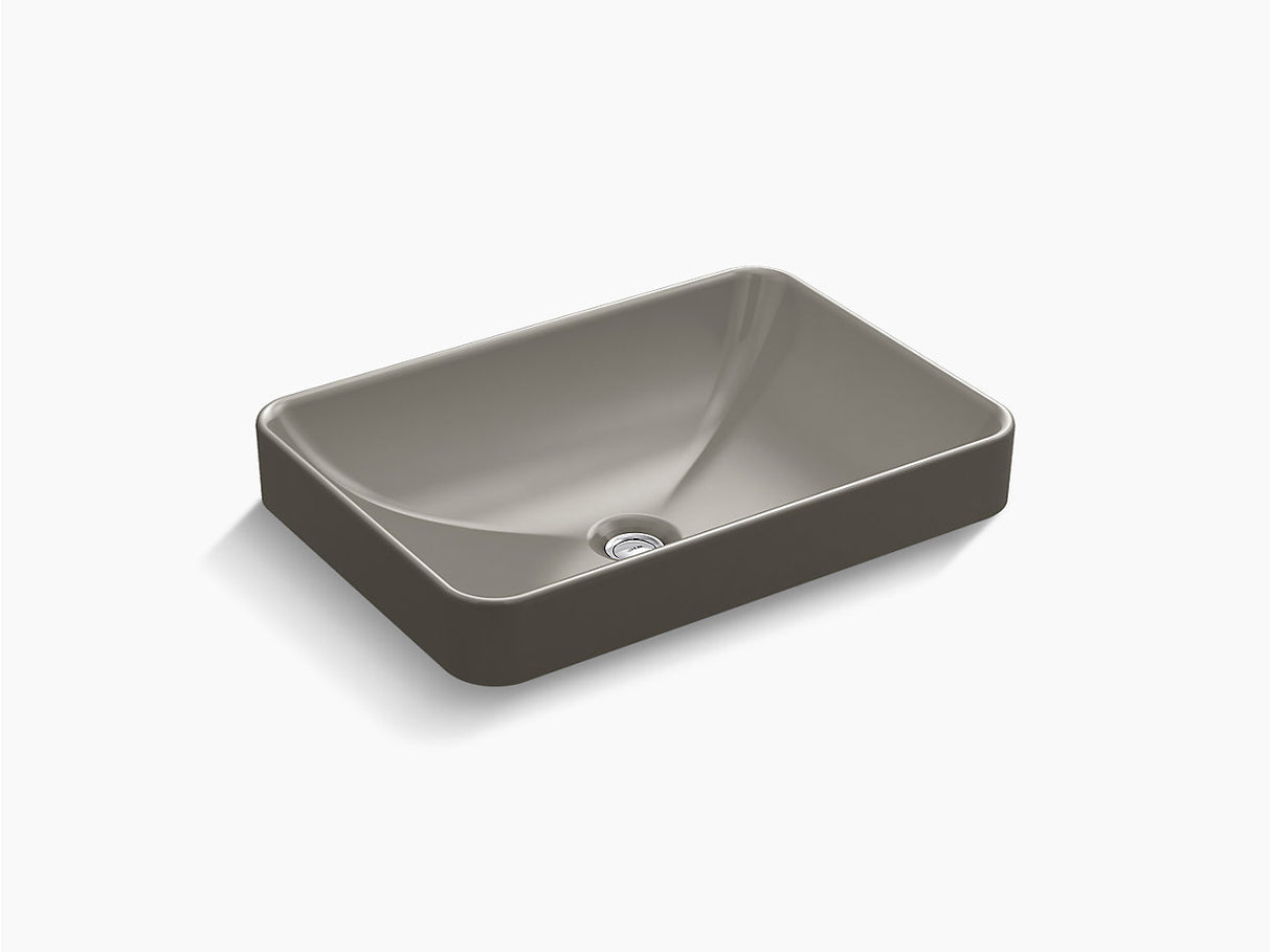 FOREFRONT TM F/M RECTANGLE W/O FAUCET DECK WASH BASIN - KOHLER PREMIUM -  ( CASHMERE - PREMIUM - 581x410 mm - 23.24inchX16.4inch )