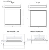 304 SS TILE INSERT WITH ANTI COCKROACH - AQUANT - ( CHROME - - 125x125 mm - 5inchX5inch )