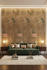GLITER BROWN DECOR B HL - INDIAN TILES - ( - CRIST DECOR - 1200x600 mm - 48inchX24inch)