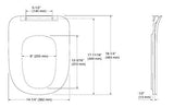 SLIM QUIET CLSE S/COVER FOR 27791IN-HL1 - KOHLER LUXURY -  ( HONED LUSH - LUXURY - 0x0 mm - 0inchX0inch )