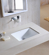 UNDER COUNTER WASH BASIN - AQUANT -  ( WHITE -  - 470x360 mm - 19inchX4inch )