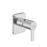 EXPOSED PART KIT OF CONCEALED STOP COCK & FLUSH COCK W/FLANGE - JAQUAR FAUCETS - ( CHROME - FUSION PRIME - 0x15 mm - 0inchX0.5inch )